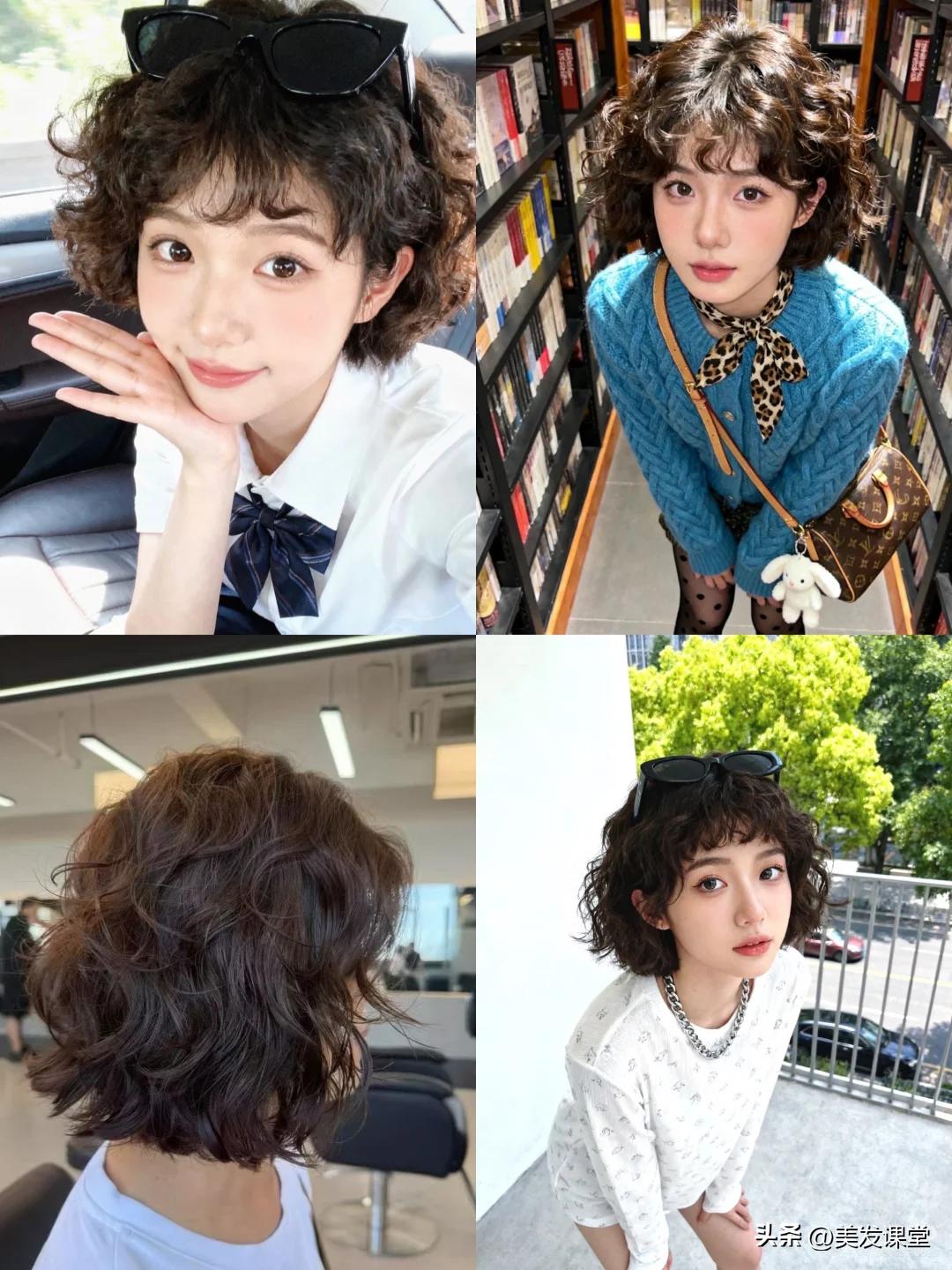 短发 女明星 生_短发卷发造型_适合各种脸型的短发卷发