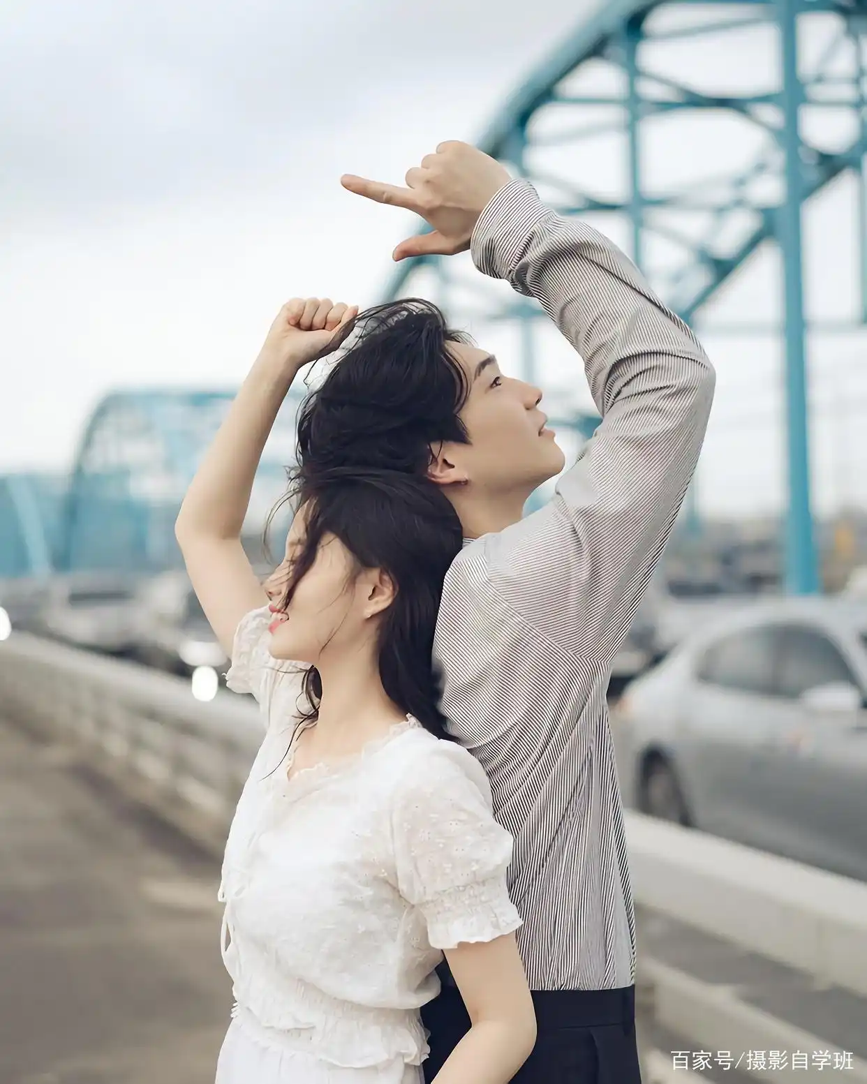 夫妻情侣拍照咋摆姿势，这10组案例，帮你夫妻照片优美好看